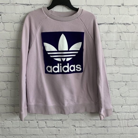 adidas Tops - Adidas Originals Womens Trefoil Logo Soft Vision Purple Size Medium